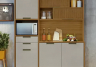 Armário de Cozinha Loft Imperatriz 6 Portas 2 Gavetas Nesher - A Escolha Ideal para Sua Cozinha