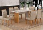 Mesa 6 Cadeiras Valdemóveis Júlia 180x90: