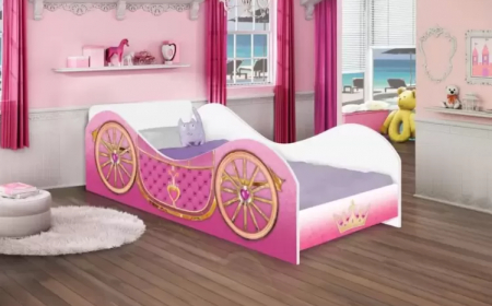 Cama Infantil Carruagem com Colchão - Basoto