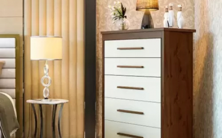 Cômoda Compacta 5 Gavetas Batrol: A Solução Ideal para Organizar Seu Quarto com Estilo