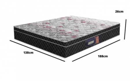 Colchão Casal Gazin Espuma Confort Luxo Firm 138x188x26